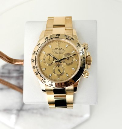 Rolex Daytona Cosmograph Daytona 40mm Yellow Gold Champagne Index Dial 116508