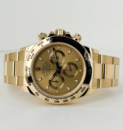 Rolex Daytona Cosmograph Daytona 40mm Yellow Gold Champagne Index Dial 116508