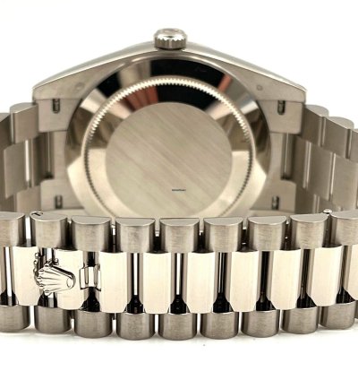 Rolex Day-date 40 40mm Olive Green Roman Dial White Gold 228239 Unworn 2024