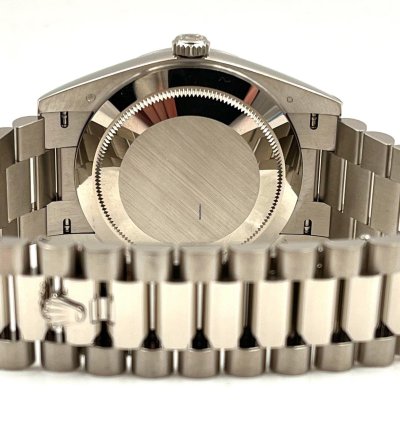 Rolex Day-date 40 40mm Olive Green Roman Dial White Gold 228239 Unworn 2024