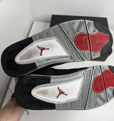 Air Jordan 4 Black Canvas