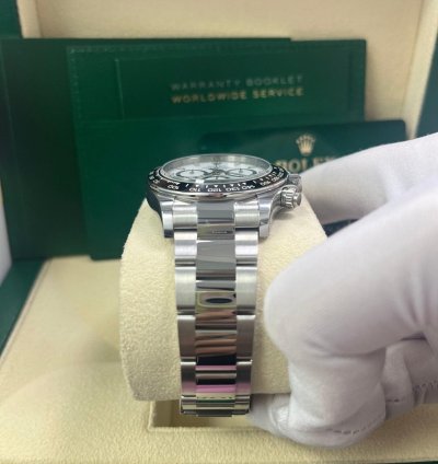 Rolex Daytona Cosmograph Daytona Black Cerachrom Bezel - White Index Dial Oyster Bracelet 126500ln Panda