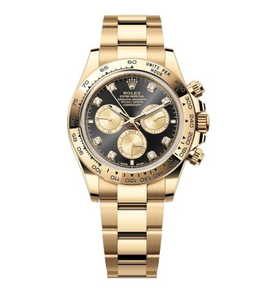 Rolex Daytona Cosmograph Daytona Black Champagne Dial With Diamonds 126508 Unworn Full Set