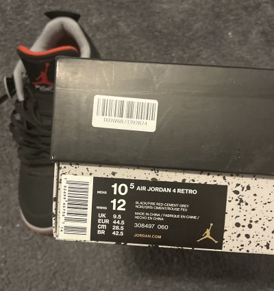 Air Jordan 4 Bred 2019