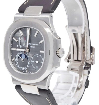 Patek Philippe Nautilus 5712 Nautilus Complication 18k White Gold Watch 5712g-001