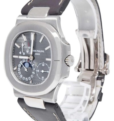 Patek Philippe Nautilus 5712 Nautilus Complication 18k White Gold Watch 5712g-001