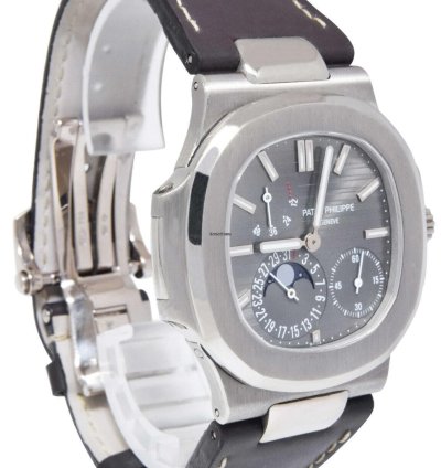 Patek Philippe Nautilus 5712 Nautilus Complication 18k White Gold Watch 5712g-001
