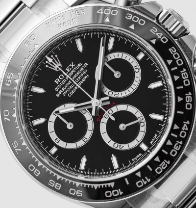 Rolex Daytona Cosmograph Daytona Black Dial Stainless Steel 40mm 126500ln - Bnib