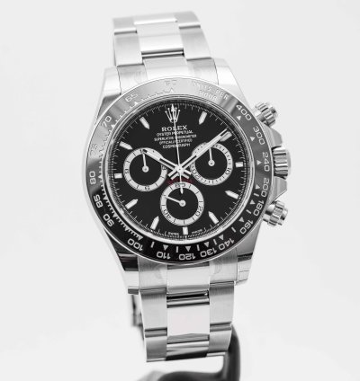 Rolex Daytona Cosmograph Daytona Black Dial Stainless Steel 40mm 126500ln - Bnib