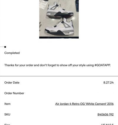 Air Jordan 4 Cement