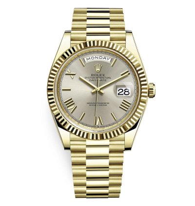 Rolex Day-date 40 40mm Silver Roman Dial 228238 New 2023