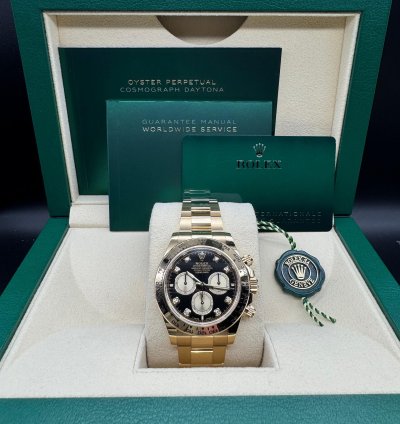 Rolex Daytona Cosmograph Daytona Black Diamond Dial Unworn