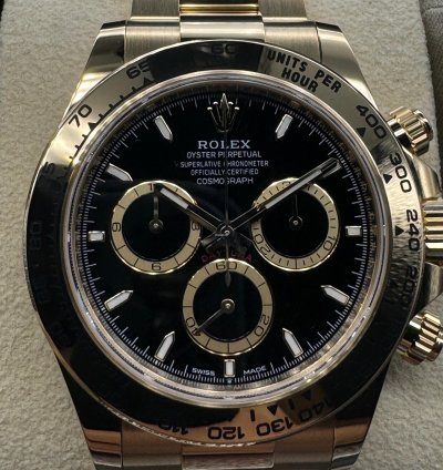 Rolex Daytona Cosmograph Daytona Black Index Dial Unworn