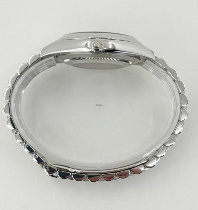 Rolex Day-date 40 40mm Smooth Bezel Platinum Ice Blue Roman Dial Presidential Band 228206