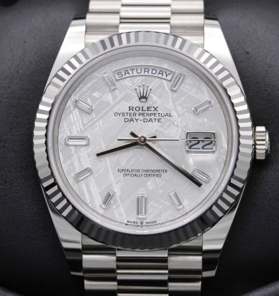 Rolex Day-date 40 40mm Unworn Full Set Meteorite Dial 228239