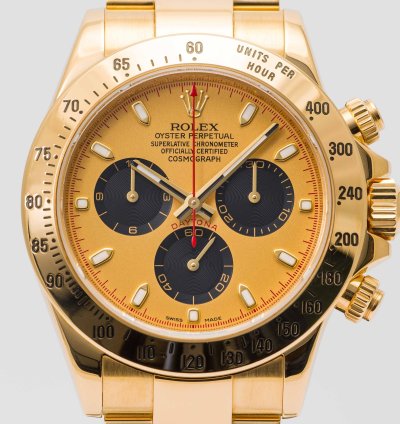Rolex Daytona Cosmograph Daytona Champagne Paul Newman Dial Yellow Gold 40mm 116528 - 2015