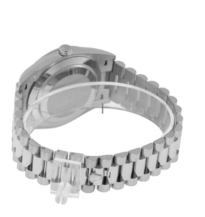Rolex Day-date 40 40mm White Gold Blue Roman Dial President 228239