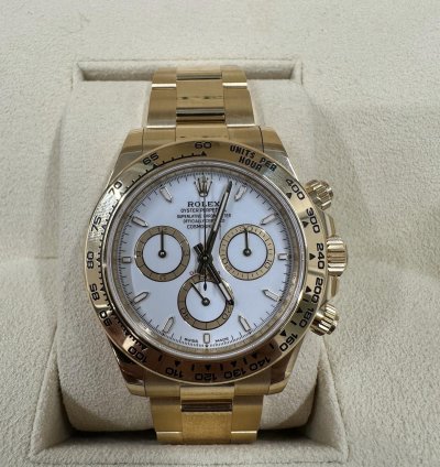 Rolex Daytona Cosmograph Daytona Cosmograph Daytona 126508 Gelbgold Full Set Neu 11 2024