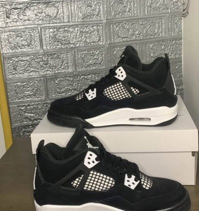 Air Jordan 4 Retro Gs White Thunder