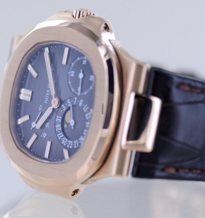 Patek Philippe Nautilus 5712r Moon 18k Ros Gold Power Reserve Cal 240 Ps 2017