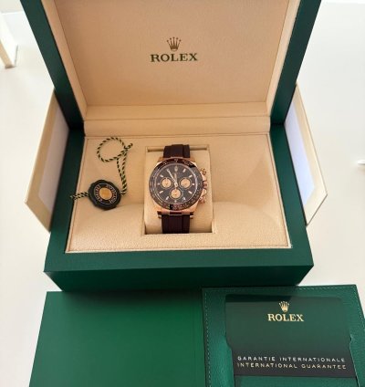 Rolex Daytona Cosmograph Daytona Everose Cerachrom Black Oysterflex