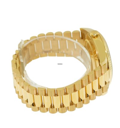 Rolex Day-date 40 40mm Yellow Gold Green Ombre Roman Dial Fluted Bezel 228238