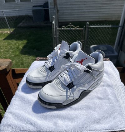 Air Jordan 4 Retro Og 2016 White Cement