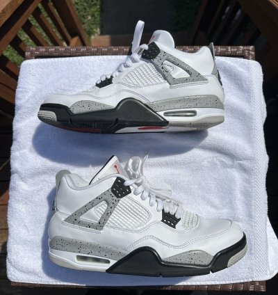 Air Jordan 4 Retro Og 2016 White Cement