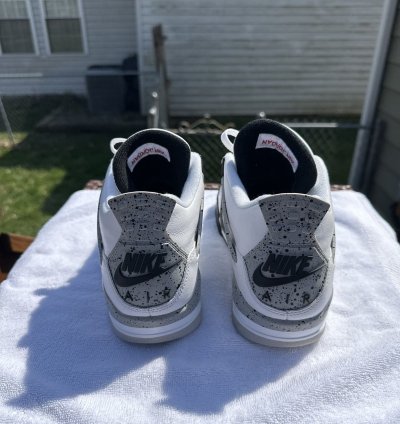 Air Jordan 4 Retro Og 2016 White Cement