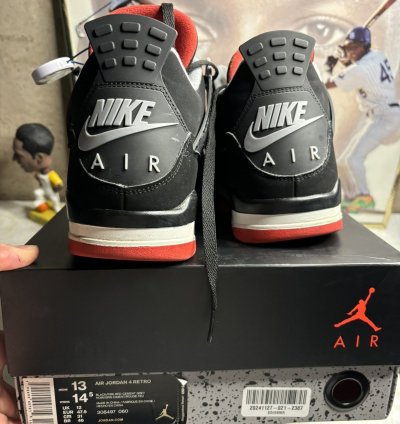 Air Jordan 4 Retro Og 2019 Bred 2019