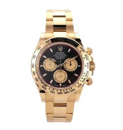 Rolex Daytona Cosmograph Daytona Gelbgold Ref 126508 Schwarz Champagner