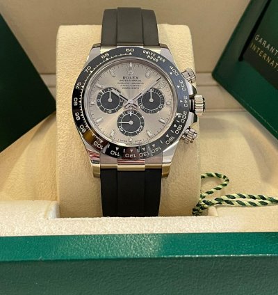 Rolex Daytona Cosmograph Daytona Ghost 116519ln Oyster Flex White Gold 2022