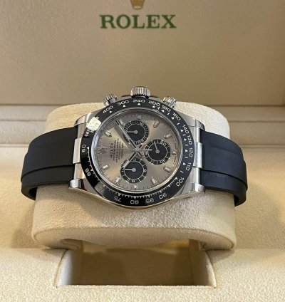 Rolex Daytona Cosmograph Daytona Ghost 116519ln Oyster Flex White Gold 2022
