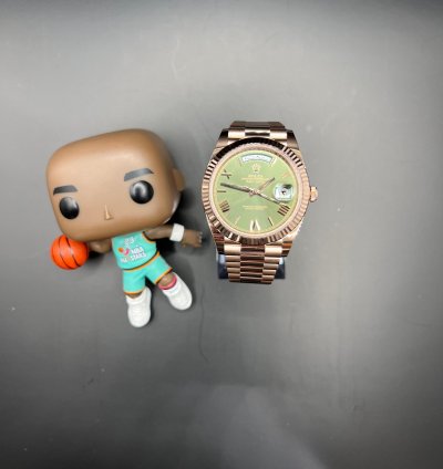 Rolex Day-date 40 Arabic Calendar Very Rare Olive Green Dial Full Rose Gol 40mm