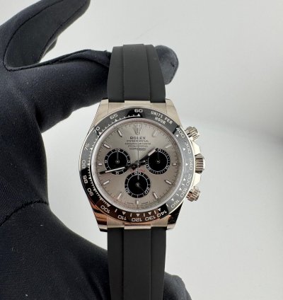 Rolex Daytona Cosmograph Daytona Ghost Grey Dial White Gold Oysterflex