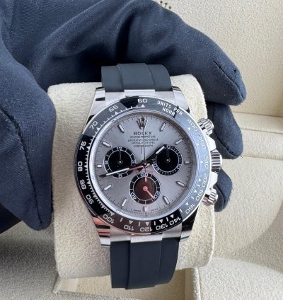 Rolex Daytona Cosmograph Daytona Ghost Grey Dial White Gold Oysterflex
