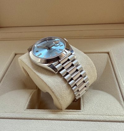 Rolex Day-date 40 Baguette - Unworn Ungetragen - 2023 - Lc At - Few Stickers Left
