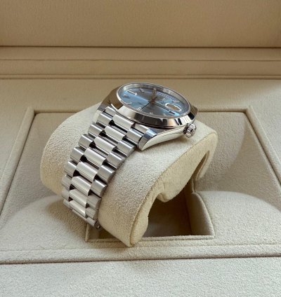 Rolex Day-date 40 Baguette - Unworn Ungetragen - 2023 - Lc At - Few Stickers Left