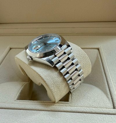 Rolex Day-date 40 Baguette - Unworn Ungetragen - 2023 - Lc At - Few Stickers Left