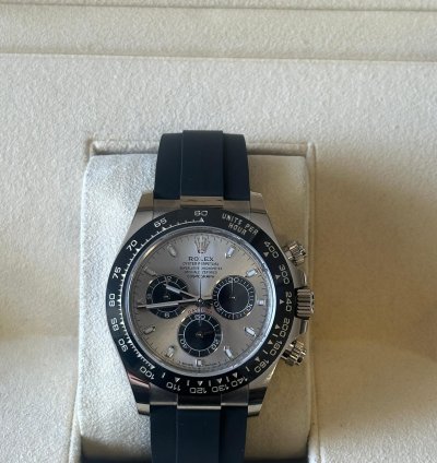 Rolex Daytona Cosmograph Daytona Ghost White Gold Oysterflex 116519ln 2022