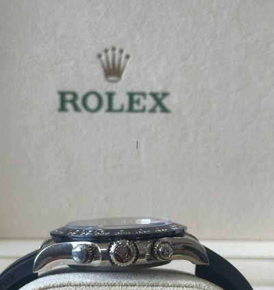Rolex Daytona Cosmograph Daytona Ghost White Gold Oysterflex 116519ln 2022