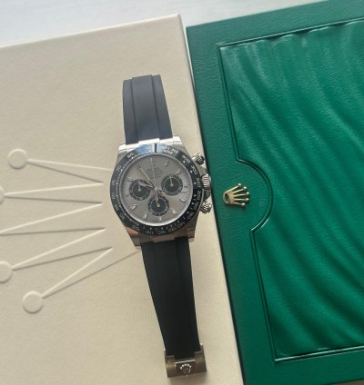 Rolex Daytona Cosmograph Daytona Ghost White Gold Oysterflex 116519ln 2022
