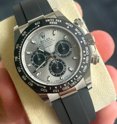 Rolex Daytona Cosmograph Daytona Ghost White Gold Oysterflex 116519ln 2022