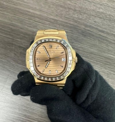 Patek Philippe Nautilus 5723 1r Nautilus Factory Baguette Diamonds