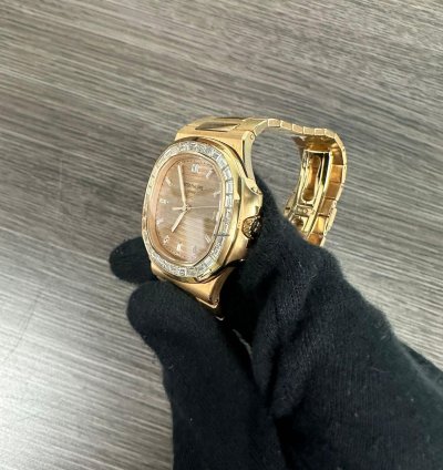 Patek Philippe Nautilus 5723 1r Nautilus Factory Baguette Diamonds