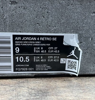 Air Jordan 4 Retro Se Wet Cement