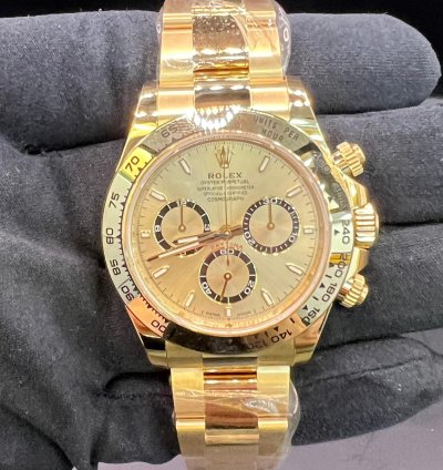 Rolex Daytona Cosmograph Daytona Golden Dial Full Yellow Gold
