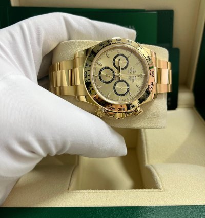 Rolex Daytona Cosmograph Daytona Golden Index Dial Oyster Bracelet 126508