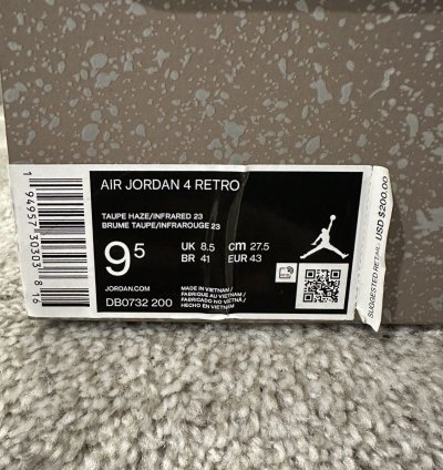 Air Jordan 4 Retro Taupe Haze 2021