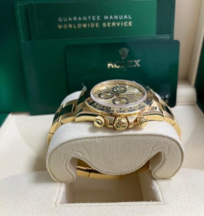 Rolex Daytona Cosmograph Daytona Golden Index Dial Oyster Bracelet 126508